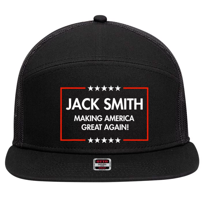 Jack Smith Is Making America Great Again 7 Panel Mesh Trucker Snapback Hat