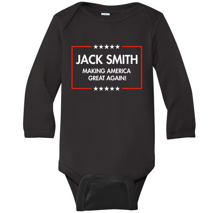 Jack Smith Is Making America Great Again Baby Long Sleeve Bodysuit