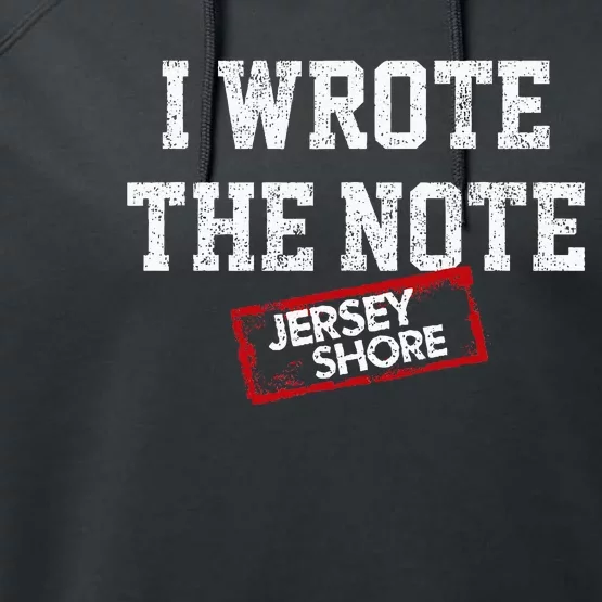 J.E.R.S.E.Y Shore I Wrote The Note Performance Fleece Hoodie