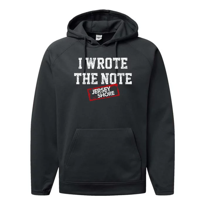 J.E.R.S.E.Y Shore I Wrote The Note Performance Fleece Hoodie