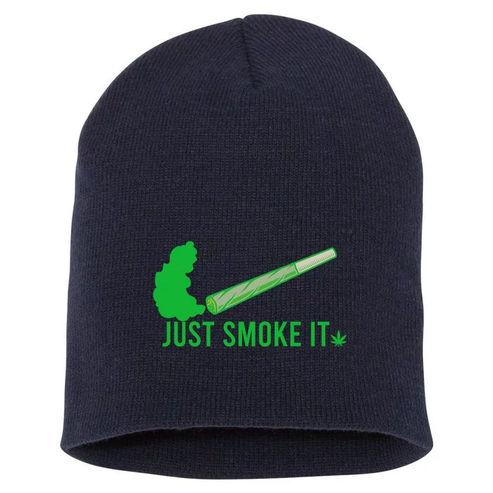 Just Smoke It Short Acrylic Beanie