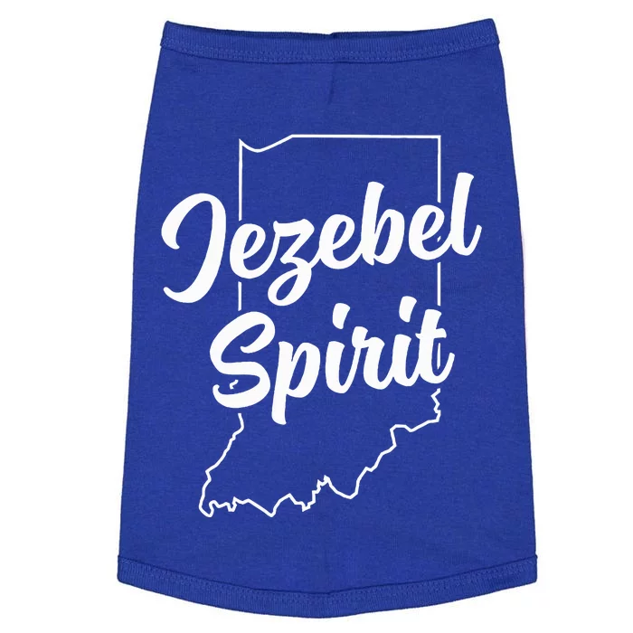 Jezebel Spirit Indiana Pride Blue Dot In A Red State Doggie Tank