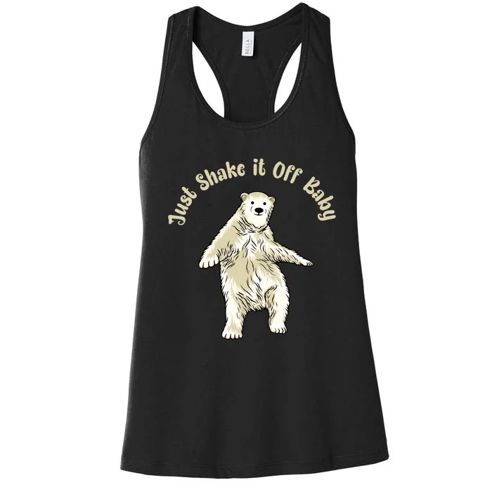 Just Shake It Off Baby Women's Racerback Tank