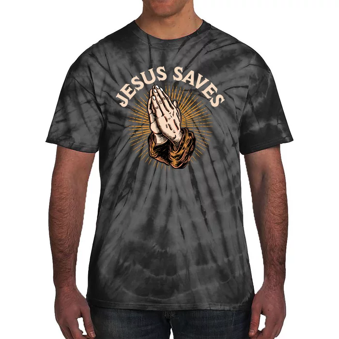 Jesus Saves Tie-Dye T-Shirt