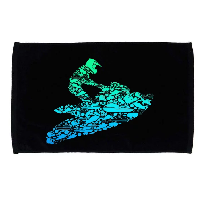 Jet Ski Jetski Microfiber Hand Towel