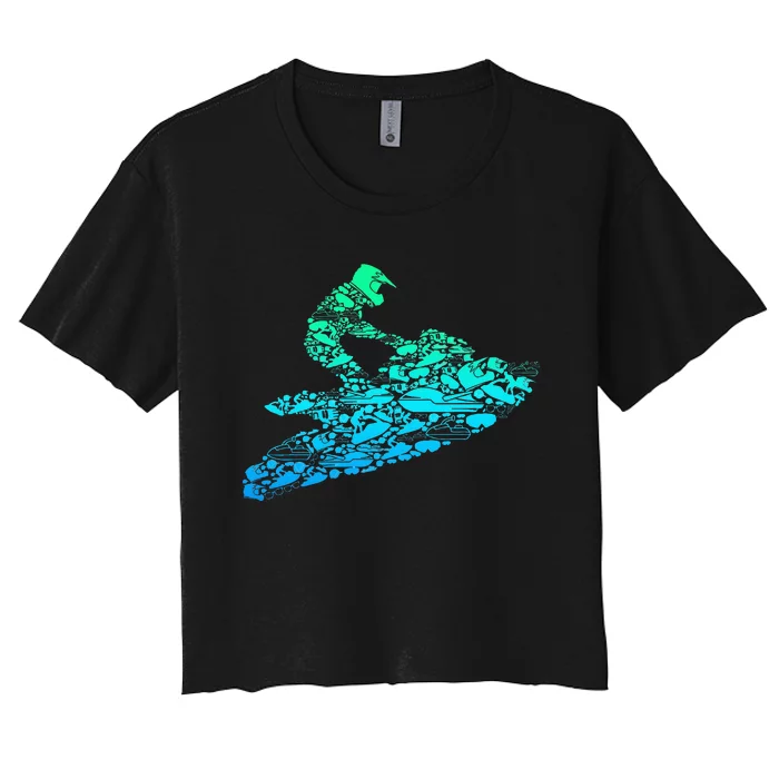 Jet Ski Jetski Women's Crop Top Tee