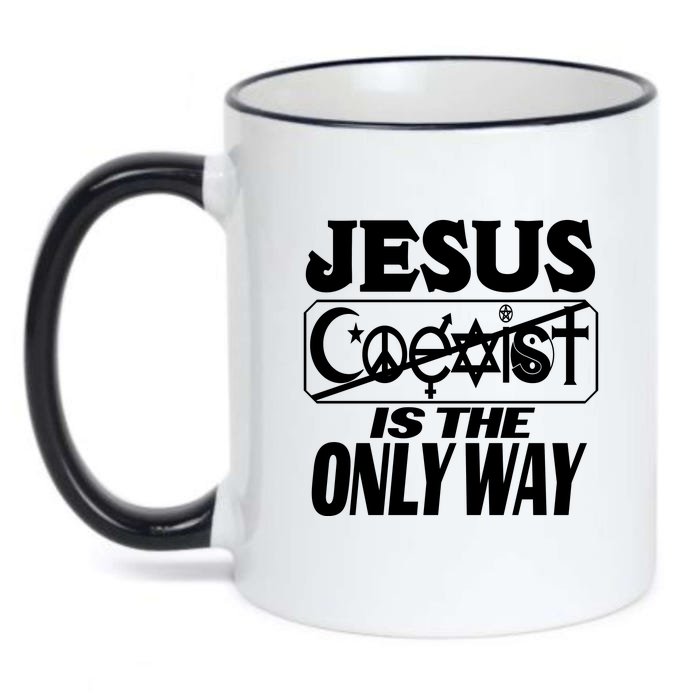 Mall Of America Jesus Saves Jesus Is The Only Way CHRISTIANITY Christain Front & Back Black Color Changing Mug