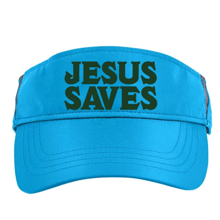 Mall Of America Jesus Saves Jesus Is The Only Way CHRISTIANITY Christain Front & Back Adult Drive Performance Visor