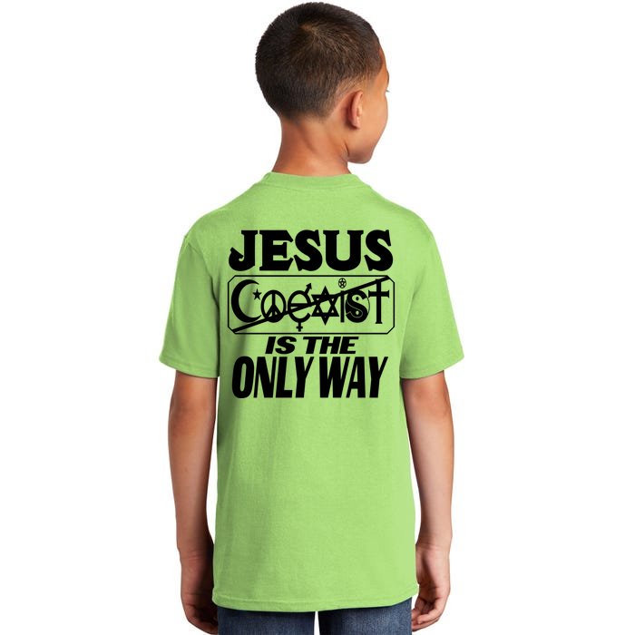 Mall Of America Jesus Saves Jesus Is The Only Way CHRISTIANITY Christain Front & Back Kids T-Shirt