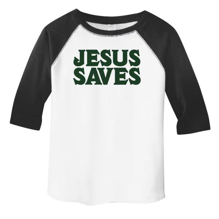 Mall Of America Jesus Saves Jesus Is The Only Way CHRISTIANITY Christain Front & Back Toddler Fine Jersey T-Shirt