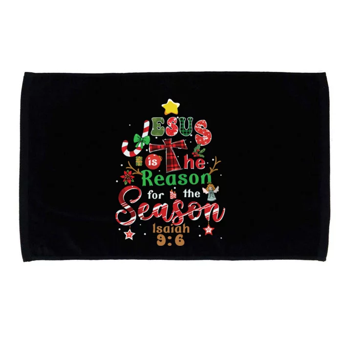 Jesus Sweatshirt Jesus Is The Reason Christmas Microfiber Hand Towel