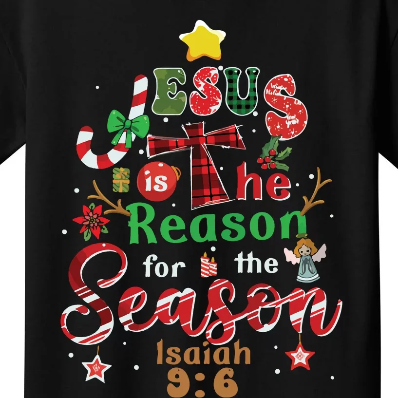 Jesus Sweatshirt Jesus Is The Reason Christmas Kids T-Shirt