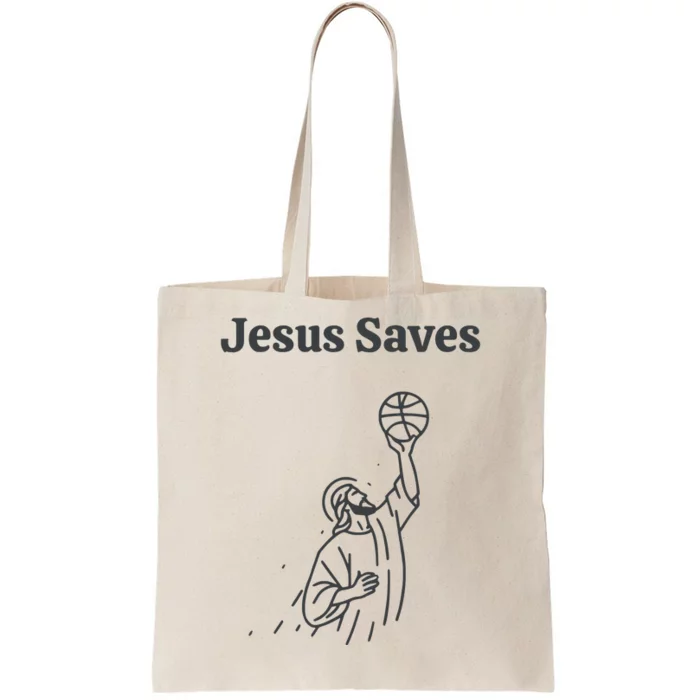 Jesus Saves Tote Bag