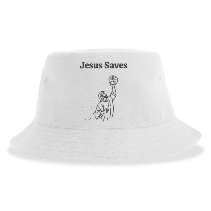 Jesus Saves Sustainable Bucket Hat