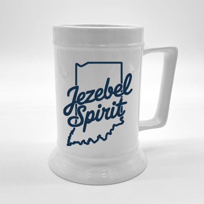 Jezebel Spirit Front & Back Beer Stein