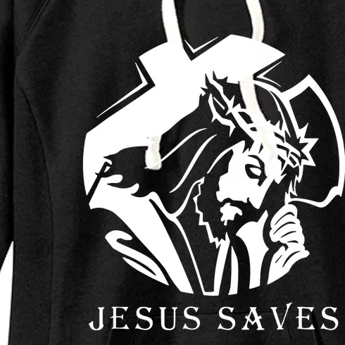 Jesus Saves Women's Fleece Hoodie