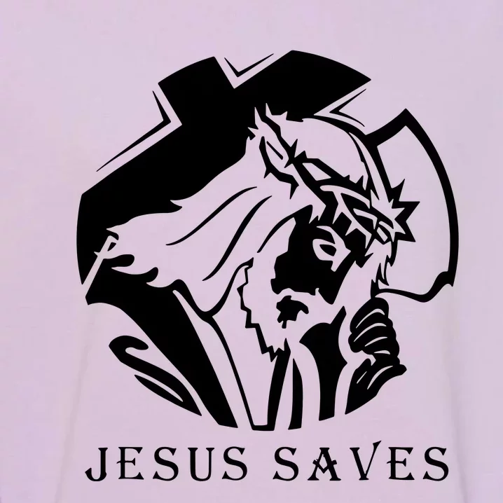 Jesus Saves Garment-Dyed Sweatshirt