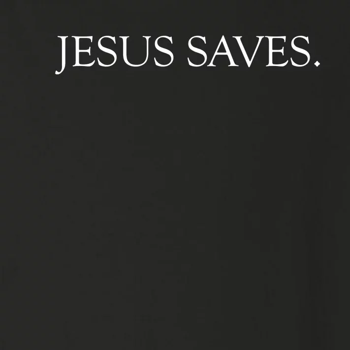 JESUS SAVES Toddler Long Sleeve Shirt