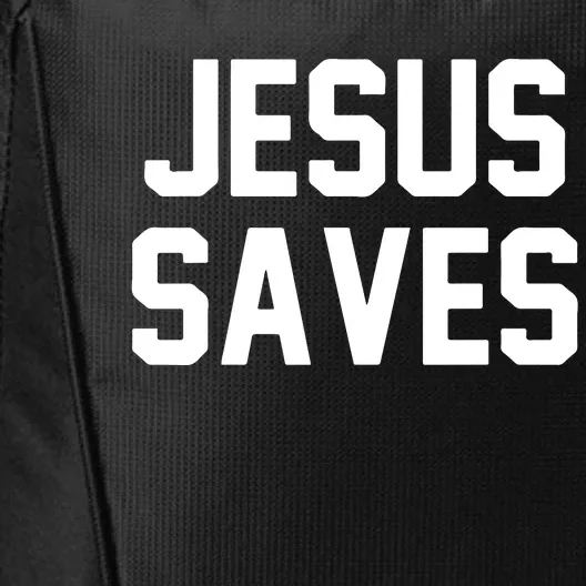 JESUS SAVES City Backpack