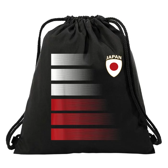 Japanese Soccer Jersey Japan Football Japan Flag Drawstring Bag