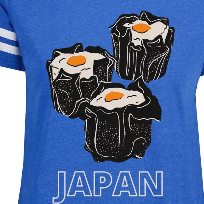 Japanese Sushi Japanese Sushi Food Lovers Gift Enza Ladies Jersey Football T-Shirt