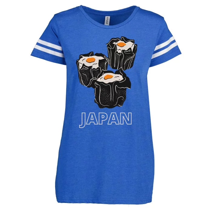 Japanese Sushi Japanese Sushi Food Lovers Gift Enza Ladies Jersey Football T-Shirt