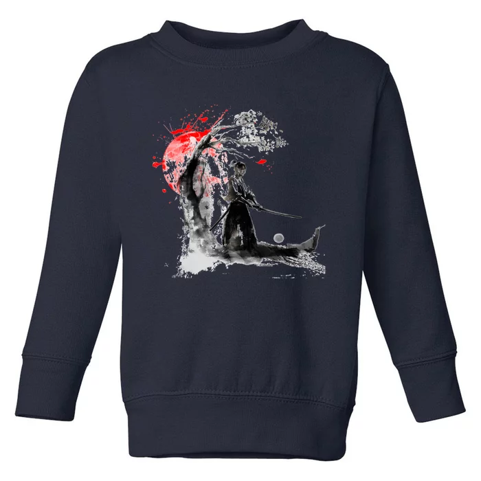 Japanese Samurai Toddler Sweatshirt