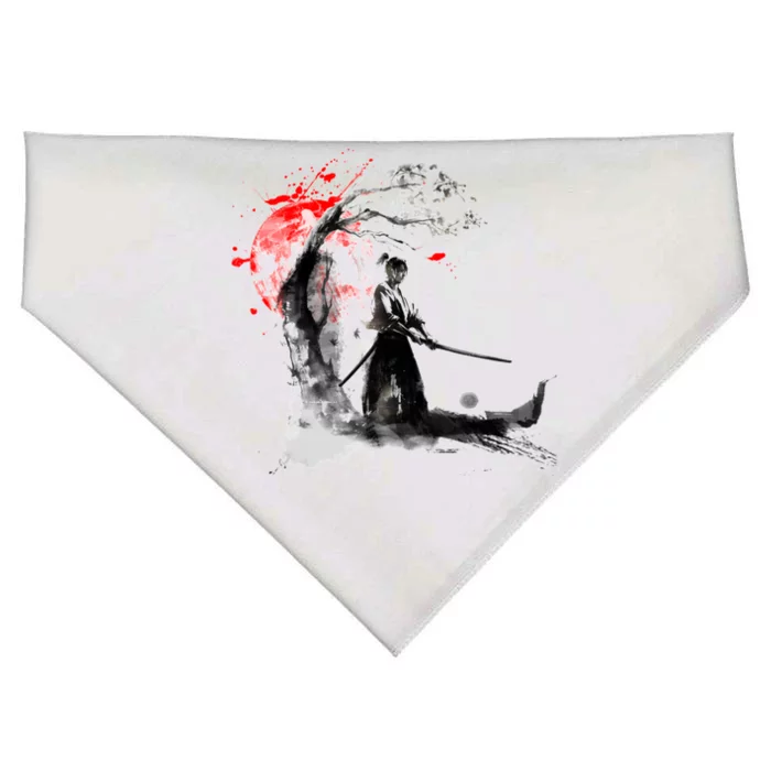 Japanese Samurai USA-Made Doggie Bandana