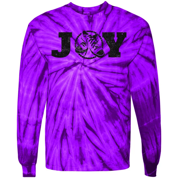 Joy Sneaker Kamala Harris 2024 Election Tie-Dye Long Sleeve Shirt