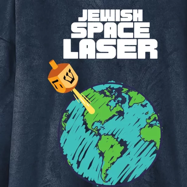 Jewish Space Laser Insane Funny Conspiracy Theory Hooded Wearable Blanket