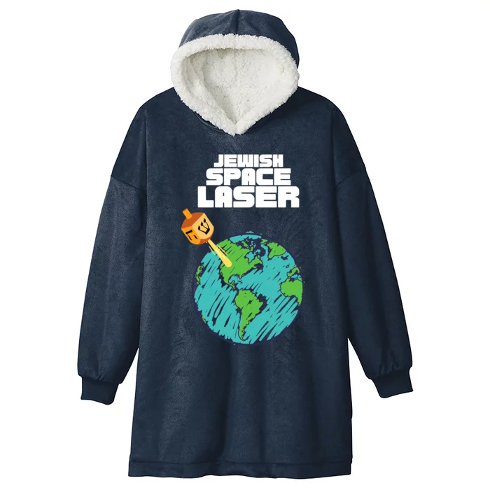 Jewish Space Laser Insane Funny Conspiracy Theory Hooded Wearable Blanket