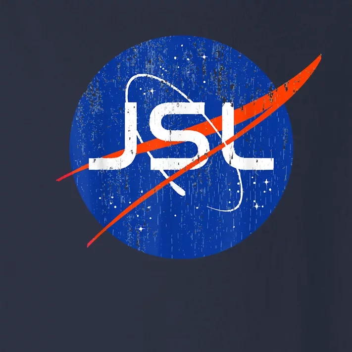 Jewish Space Laser Logo Badge Distressed Funny Meme Toddler Long Sleeve Shirt