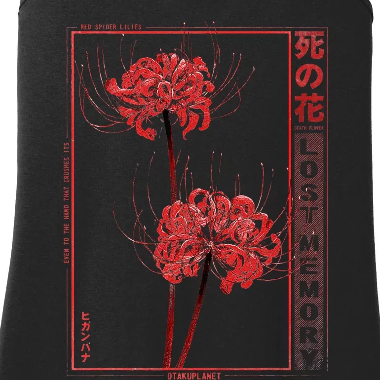 Japanese Spider Lily Soft Grunge Anime Aesthetic Flower Ladies Essential Tank