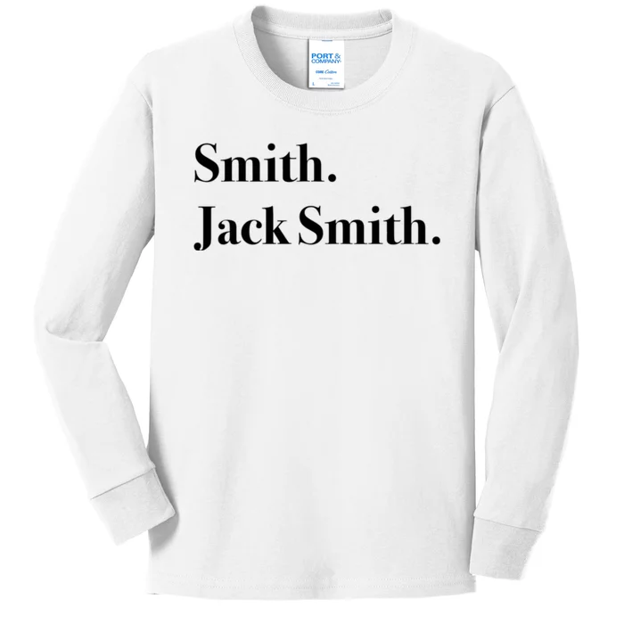 Jack Smith Lets Go Jack Smith Jack Smith Fan Club Jack Smith For President J Kids Long Sleeve Shirt