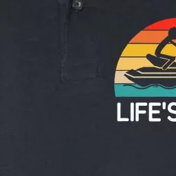 Jet Ski LifeS Good Life Quotes For Family Softstyle Adult Sport Polo