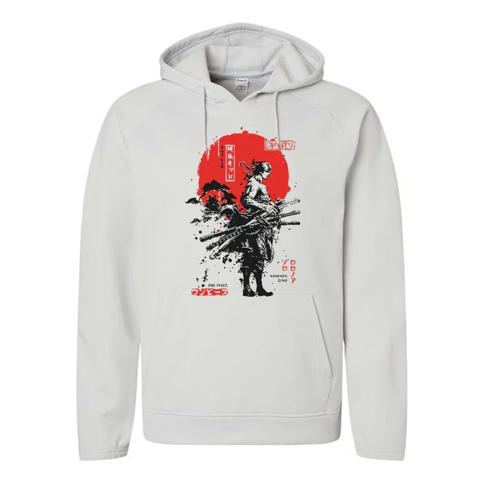 Japanese Samurai Limited Edition Anime Manga Legend Performance Fleece Hoodie