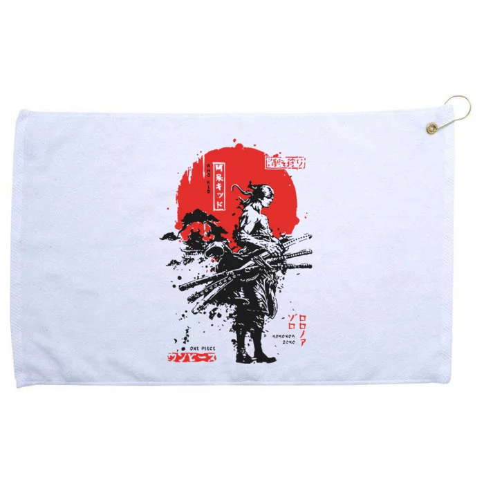 Japanese Samurai Limited Edition Anime Manga Legend Grommeted Golf Towel