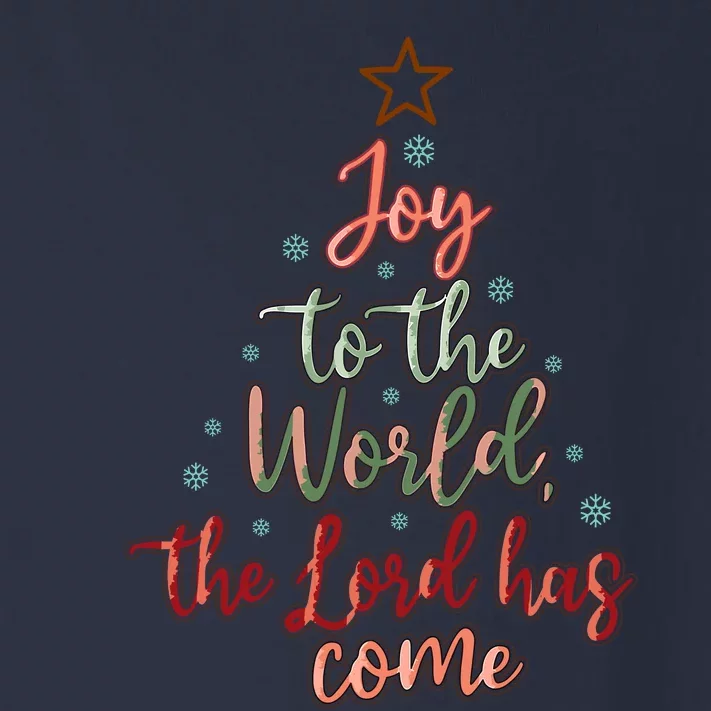 Joy Saying Merry Christmas Christian Message Xmas Tree Toddler Long Sleeve Shirt