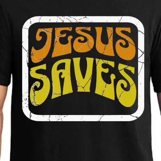 Jesus Saves Message of Salvation Christian Faith Religion Pajama Set