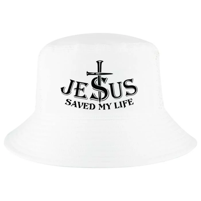 Jesus Saves My Life With Nails Cool Comfort Performance Bucket Hat