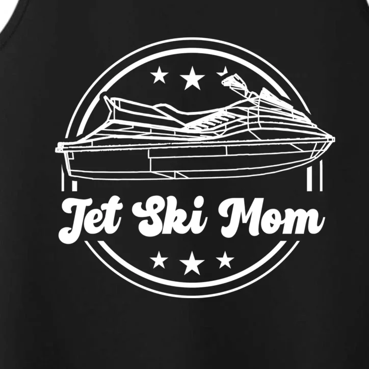 Jet Ski Mom Gift Jet Ski Skiing Water Sports Jet Skier Meaningful Gift Performance Tank