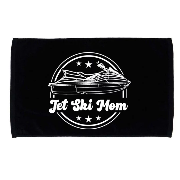 Jet Ski Mom Gift Jet Ski Skiing Water Sports Jet Skier Meaningful Gift Microfiber Hand Towel