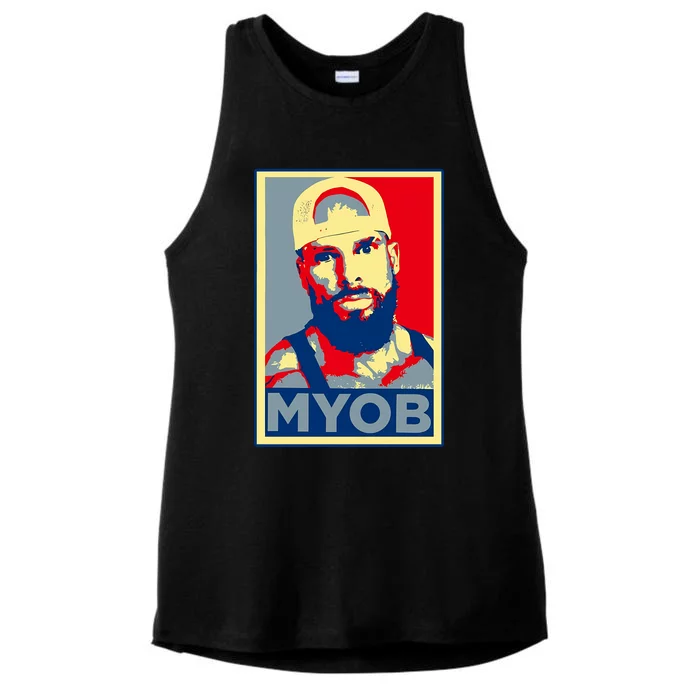 Joey Swoll Myob Ladies Tri-Blend Wicking Tank