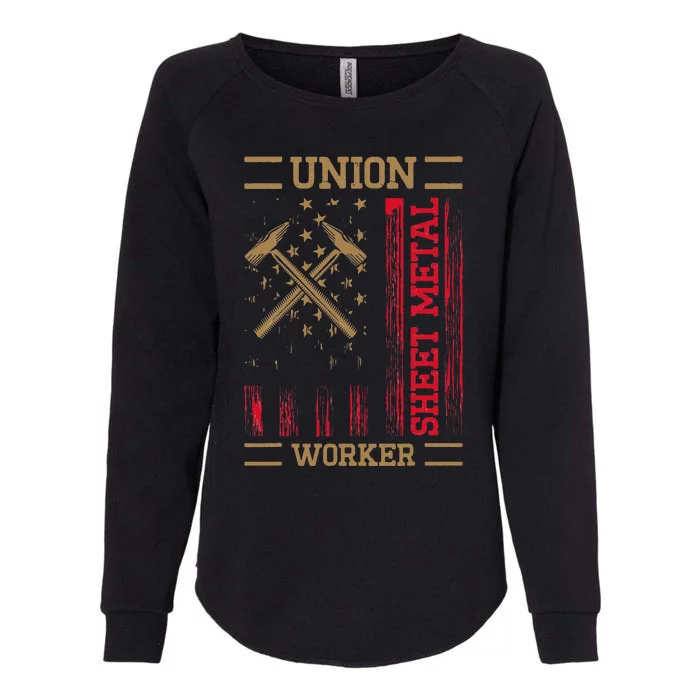 Journeyman Sheet Metal Worker Union Sheet Metal Worker Womens California Wash Sweatshirt