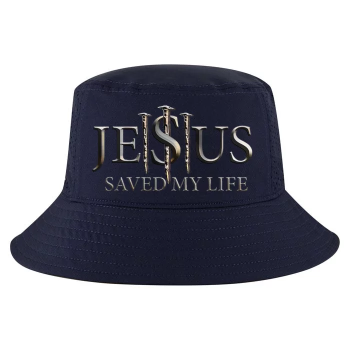 Jesus Saves My Life Christian Religious Believer Cool Comfort Performance Bucket Hat