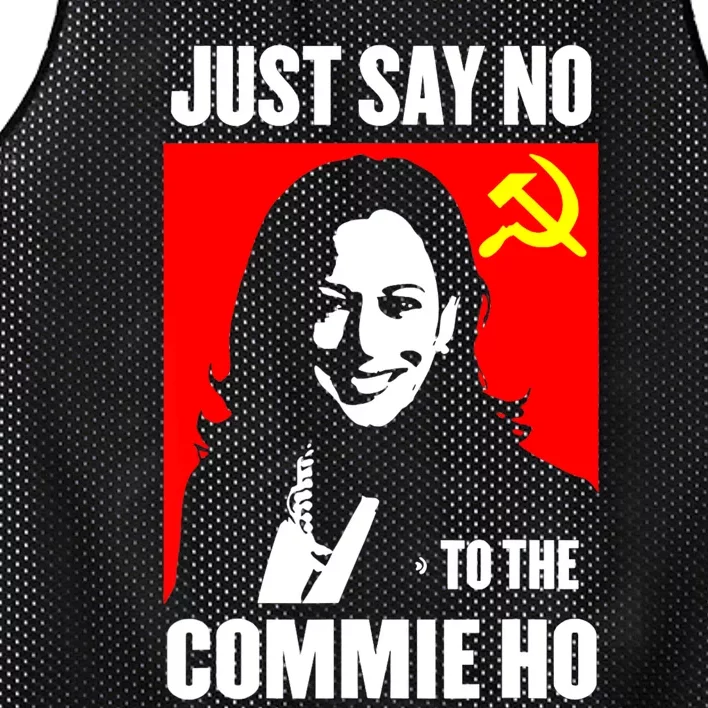 Just Say No To The Commie Ho Kamala Harris Mesh Reversible Basketball Jersey Tank