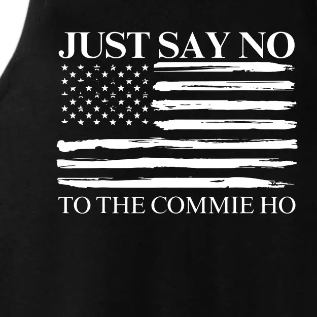 Just Say No Ladies Tri-Blend Wicking Tank