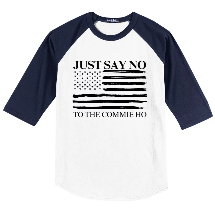 Just Say No Baseball Sleeve Shirt