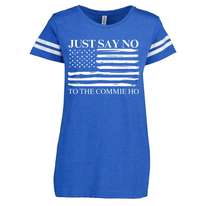 Just Say No Enza Ladies Jersey Football T-Shirt