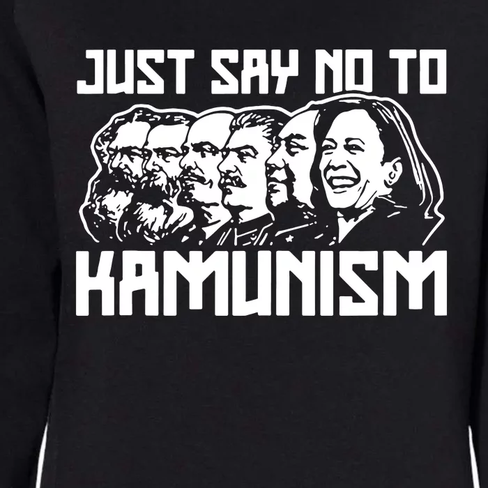 Just Say No To Kamunism Womens California Wash Sweatshirt